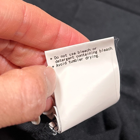 Sage De Cret Made in Japan Cut and Sew Block Black Cotton T Shirt Mens XL - Picture 10 of 11